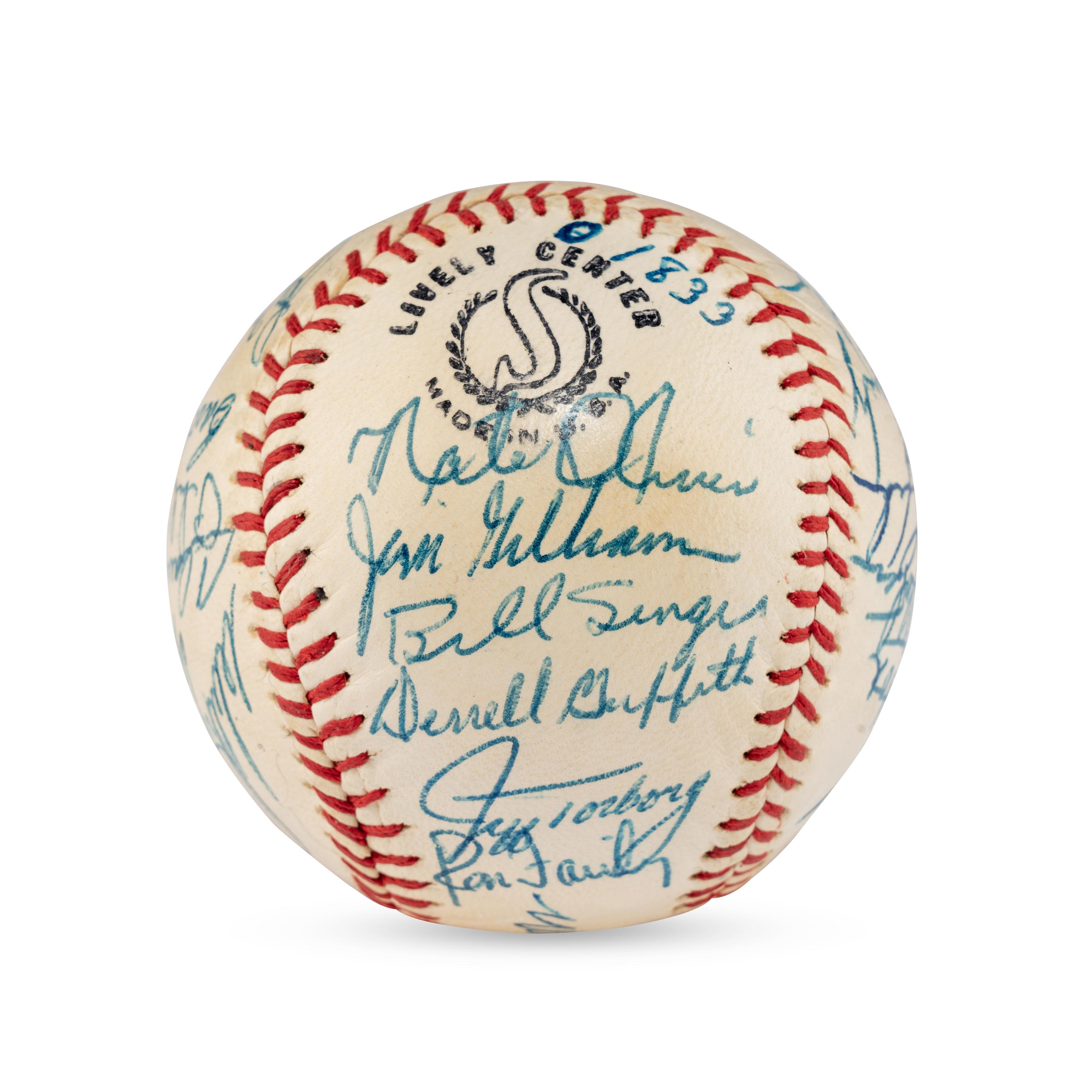 A 1967 Los Angeles Dodgers Team Signed Autograph Baseball (JSA Letter of Authenticity),