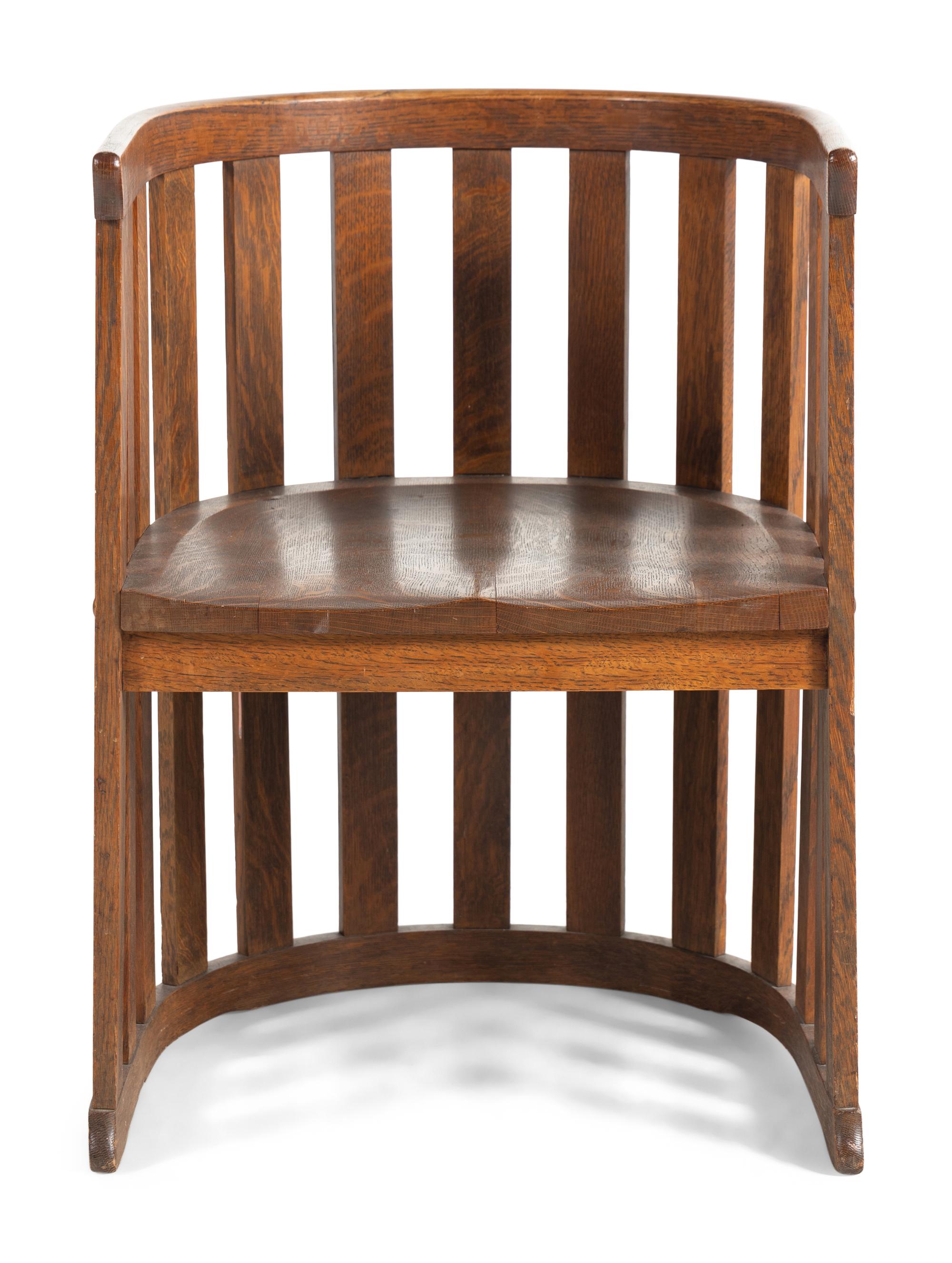 An Arts and Crafts Oak Armchair