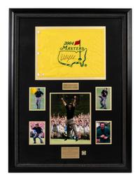 A Phil Mickelson 2004 Masters Signed Autograph Presentation Formerly Displayed at Mike Ditka's Restaurant