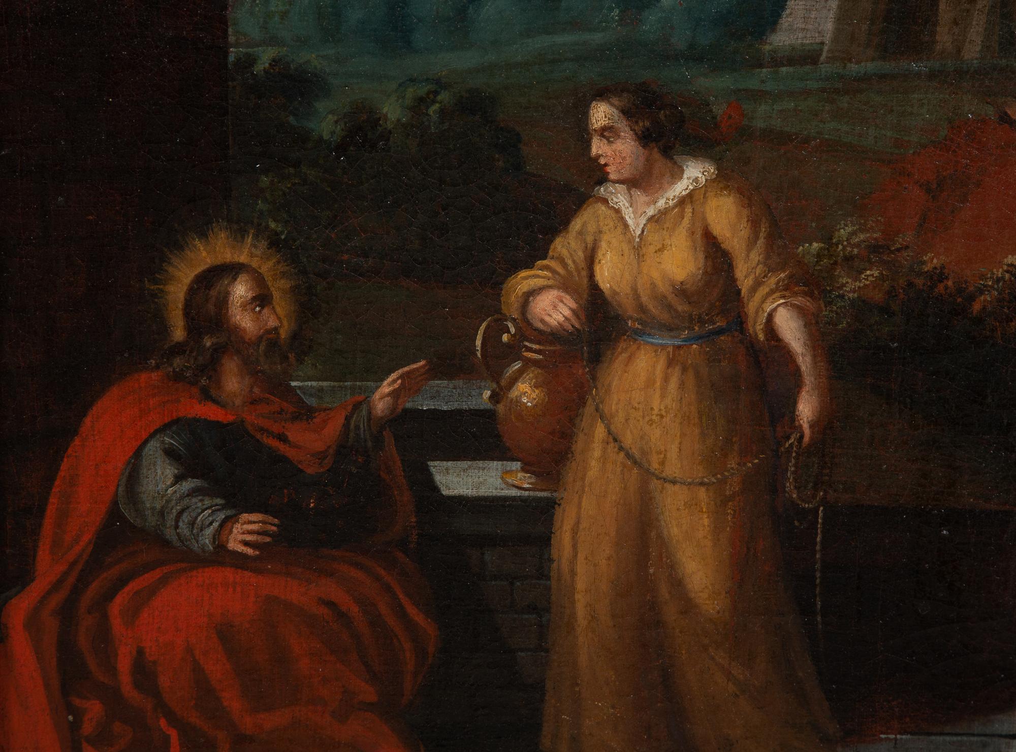 Christ in a Landscape Before a Castle