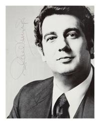 [20TH-CENTURY OPERA SINGERS]. A group of 6 signed photographs of opera singers from the 1970s-1990s, comprising images of: