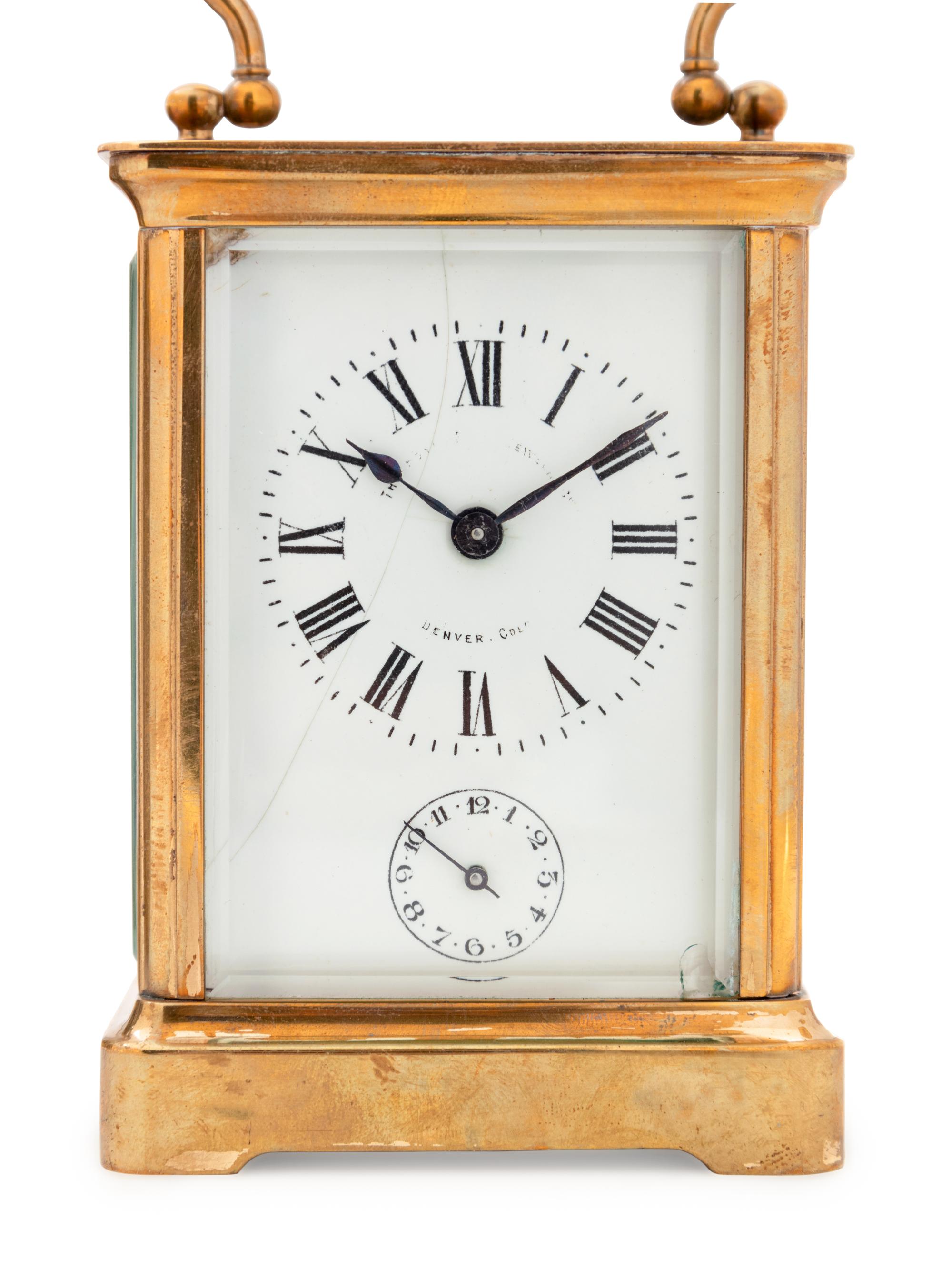 Four French Brass Carriage Clocks