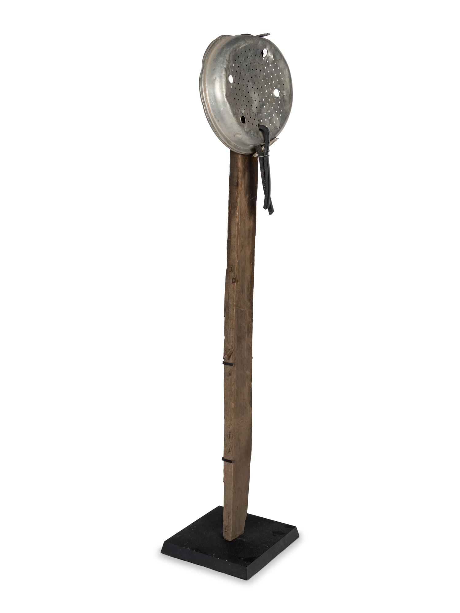 Untitled (Colander Scarecrow)