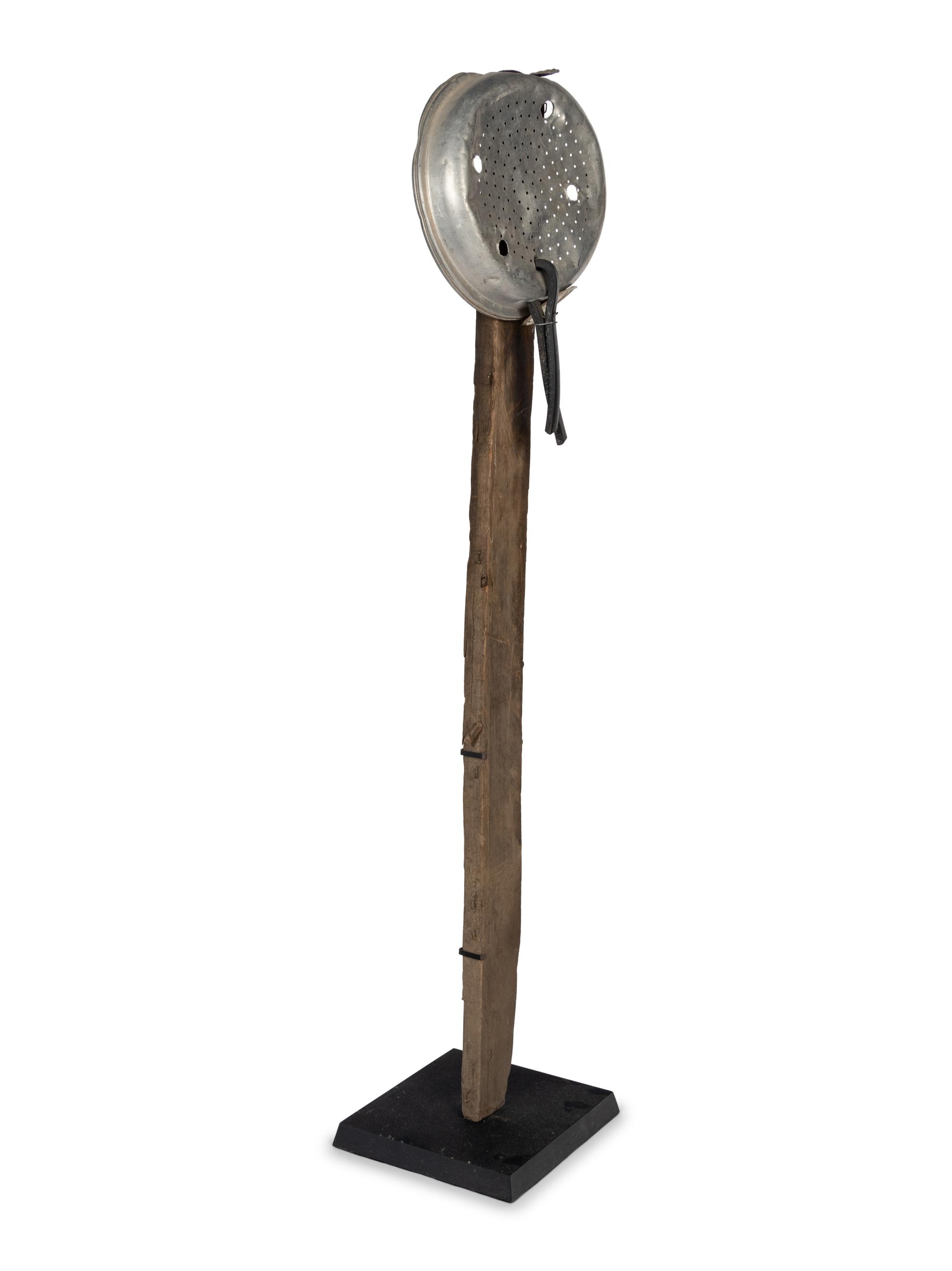 Untitled (Colander Scarecrow)