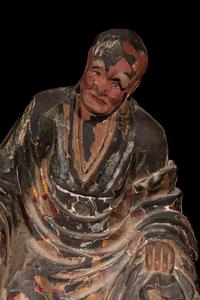 Three Asian Carved Wood Articles
