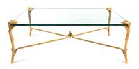 P.E. Guerin, NEW YORK, Faux Bois table, model no. 85070