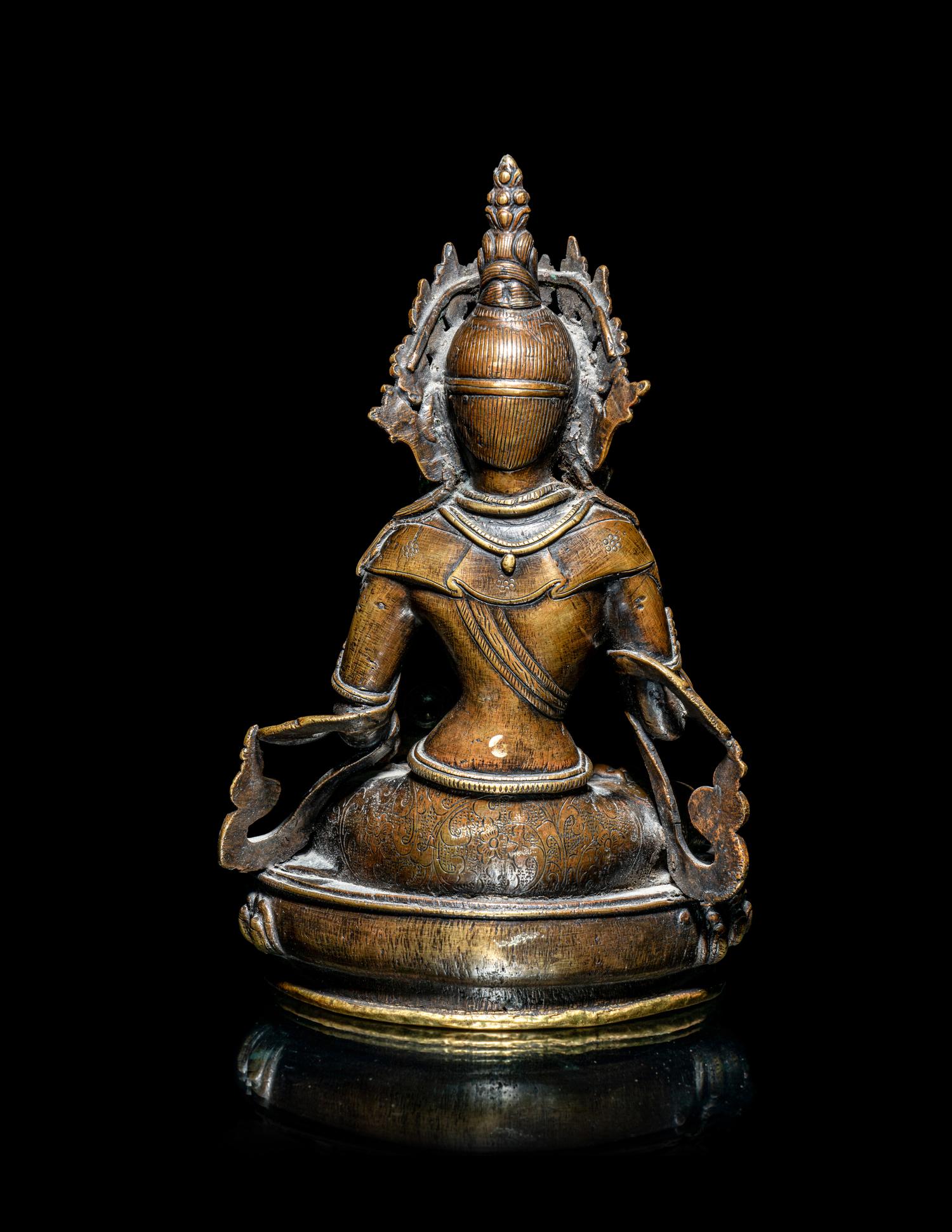 Two Bronze Figures of Bodhisattva
