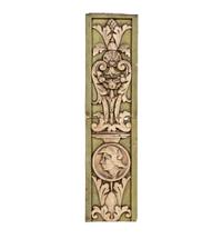 A Terra Cotta Two-Part Panel from a Commercial Building in Bronzeville, Chicago, Illinois