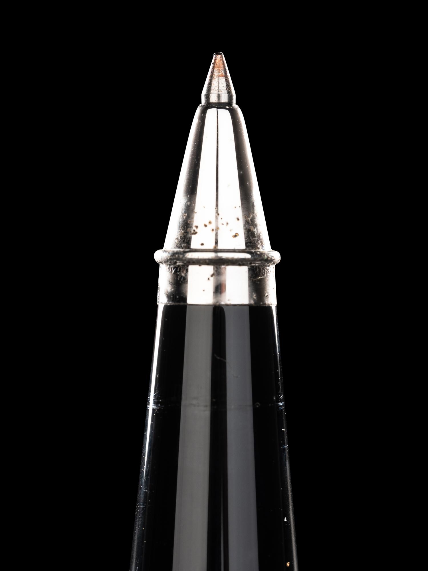 Conway Stewart: Churchill-Ebonite and Silver Trim Limited Edition Rollerball Pen