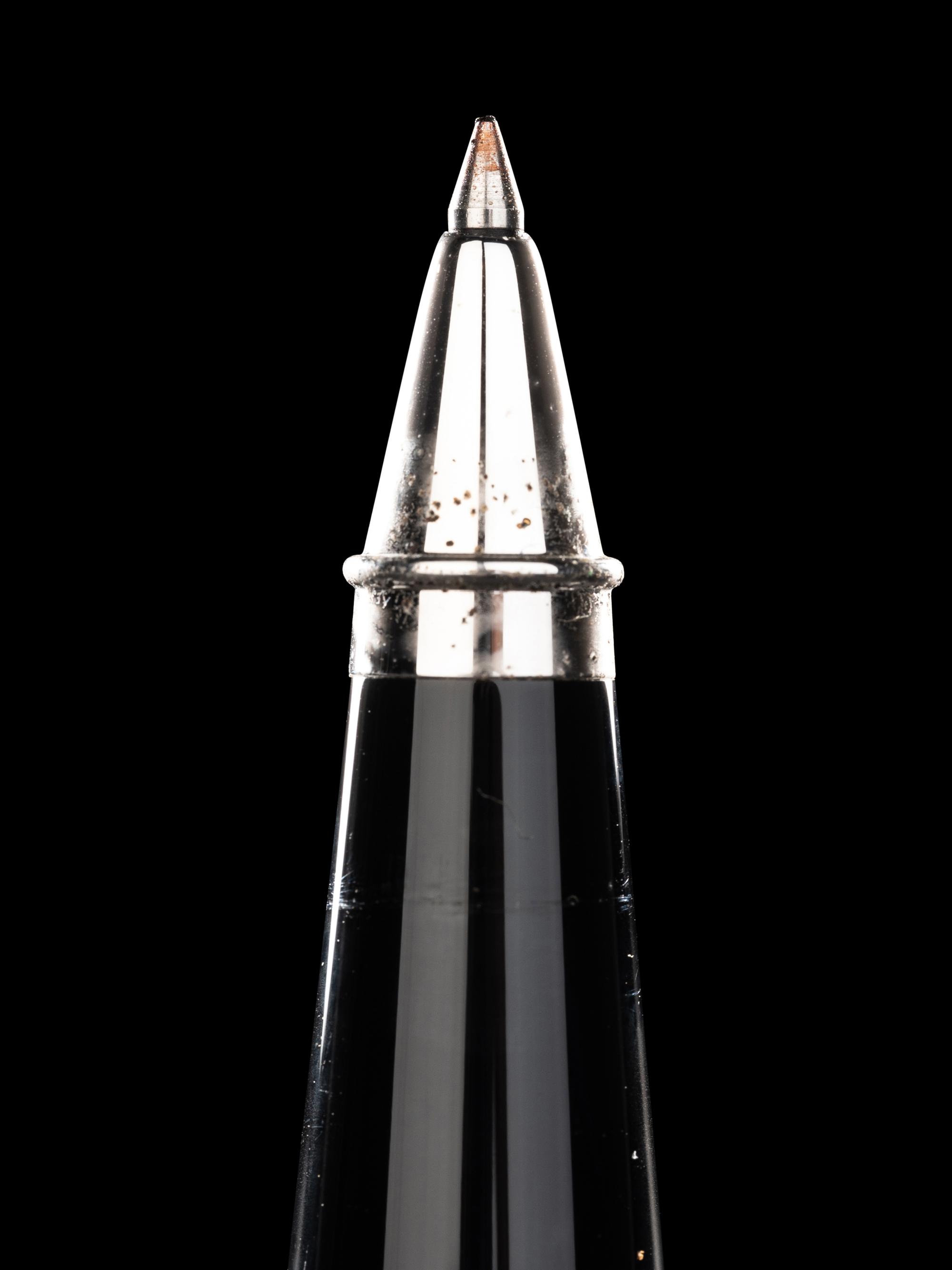 Conway Stewart: Churchill-Ebonite and Silver Trim Limited Edition Rollerball Pen