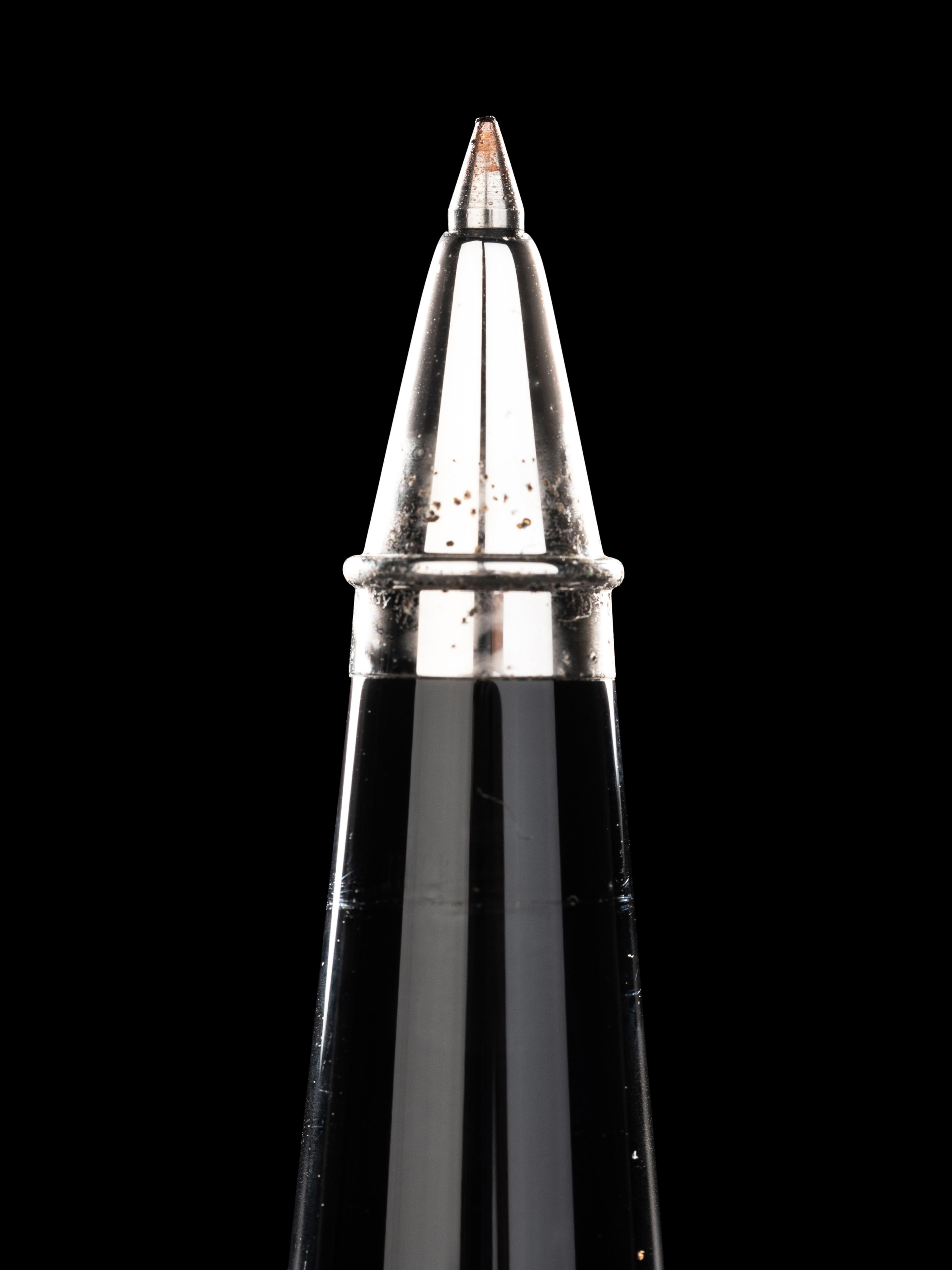 Conway Stewart: Churchill-Ebonite and Silver Trim Limited Edition Rollerball Pen