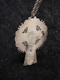 Silver Bracelet. Pendant, and Pin/Brooch