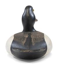 A Carved and Painted Wood Bluebill Drake Decoy, Attributed to Fred Allen (American, 1838-1912)