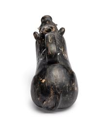 An Apulian Black-Glazed Askos in the Form of a Boar