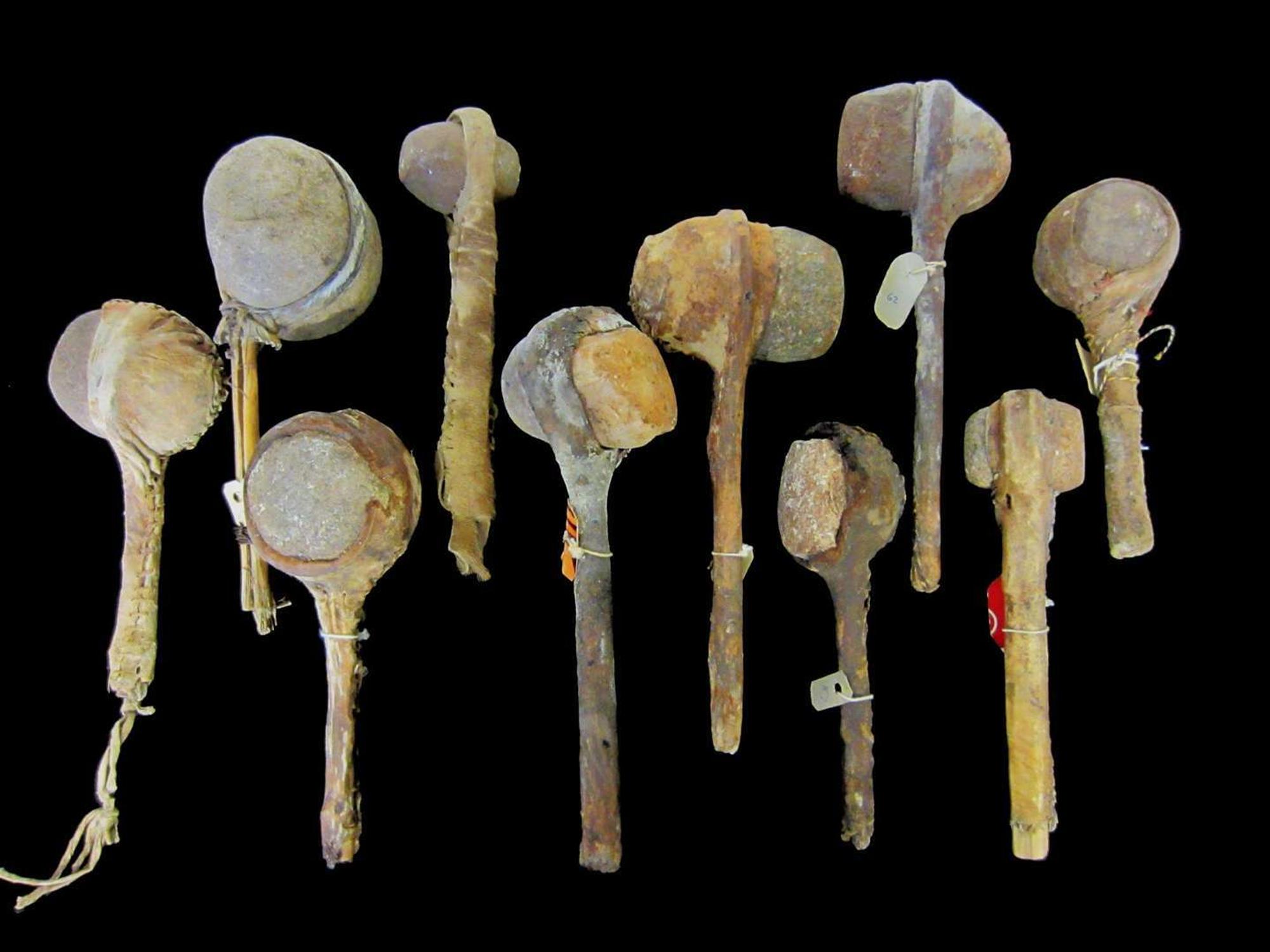 Group of ten cherry pounders the dakotas, late 19th and 20th century