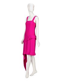 Galanos, Shocking Pink Cocktail Dress