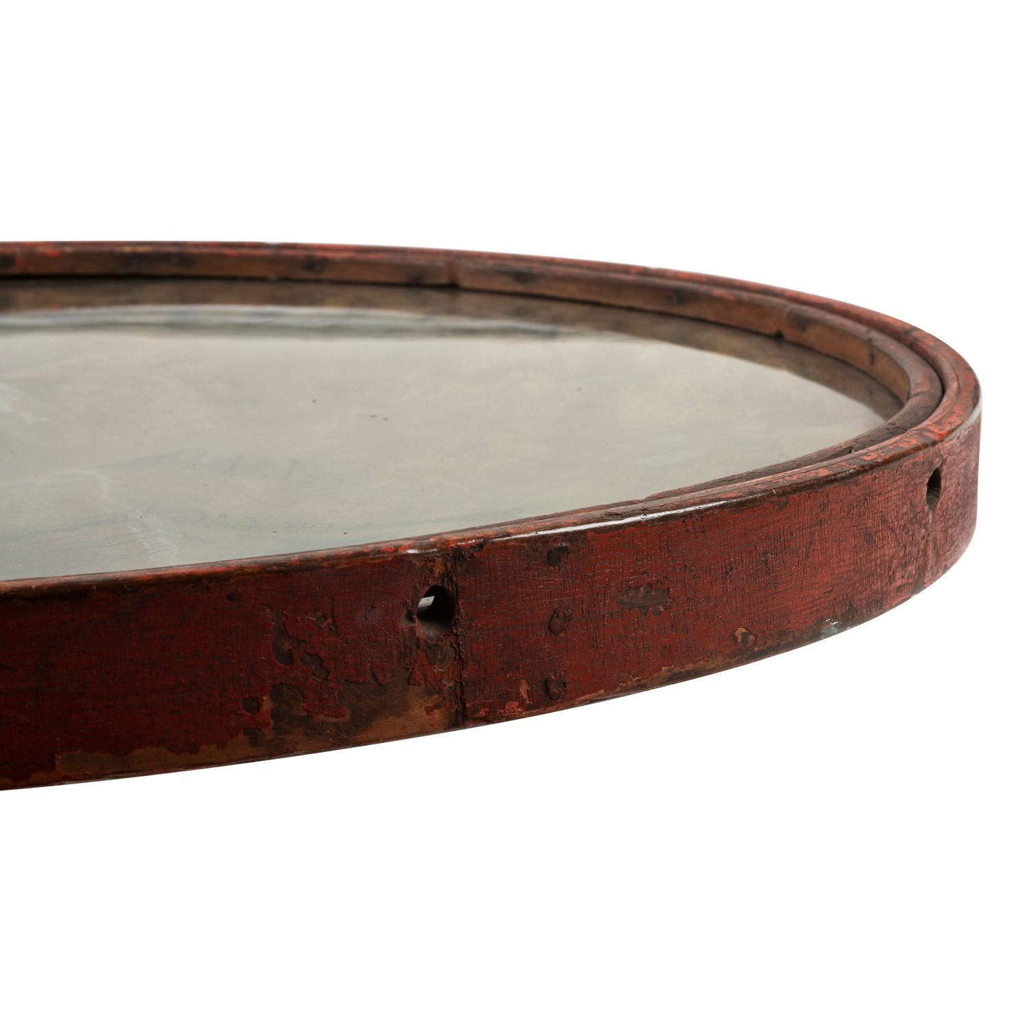 [POLITICS IN AMERICA] - [GRANT, Ulysses S. (1822-1885)]. Grant/Colfax folk art drum head created for the 1868 campaign.