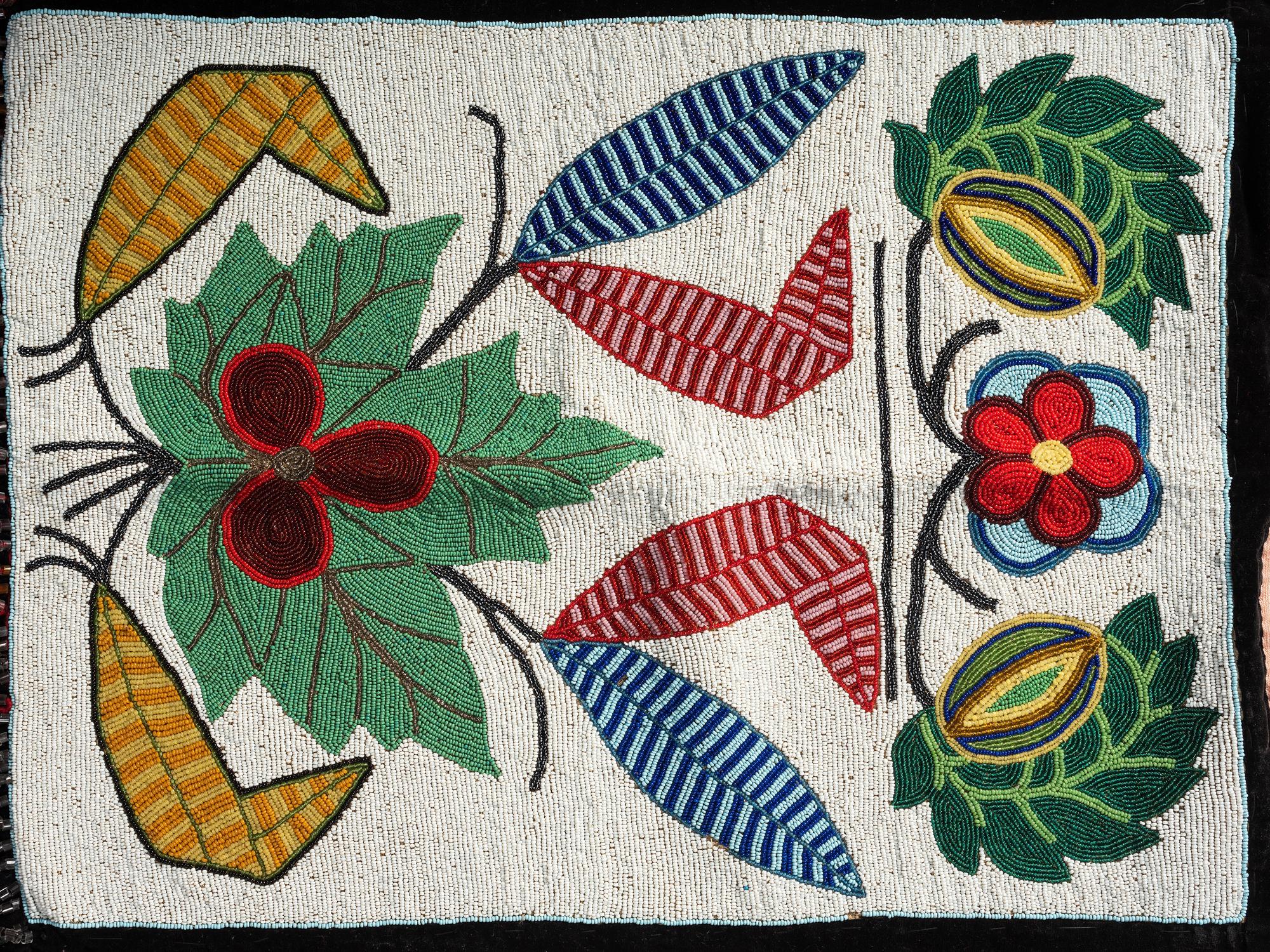 Anishinaabe Beaded Bandolier Bag
