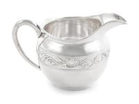 A Japanese Export Silver Three-Piece Tea Service