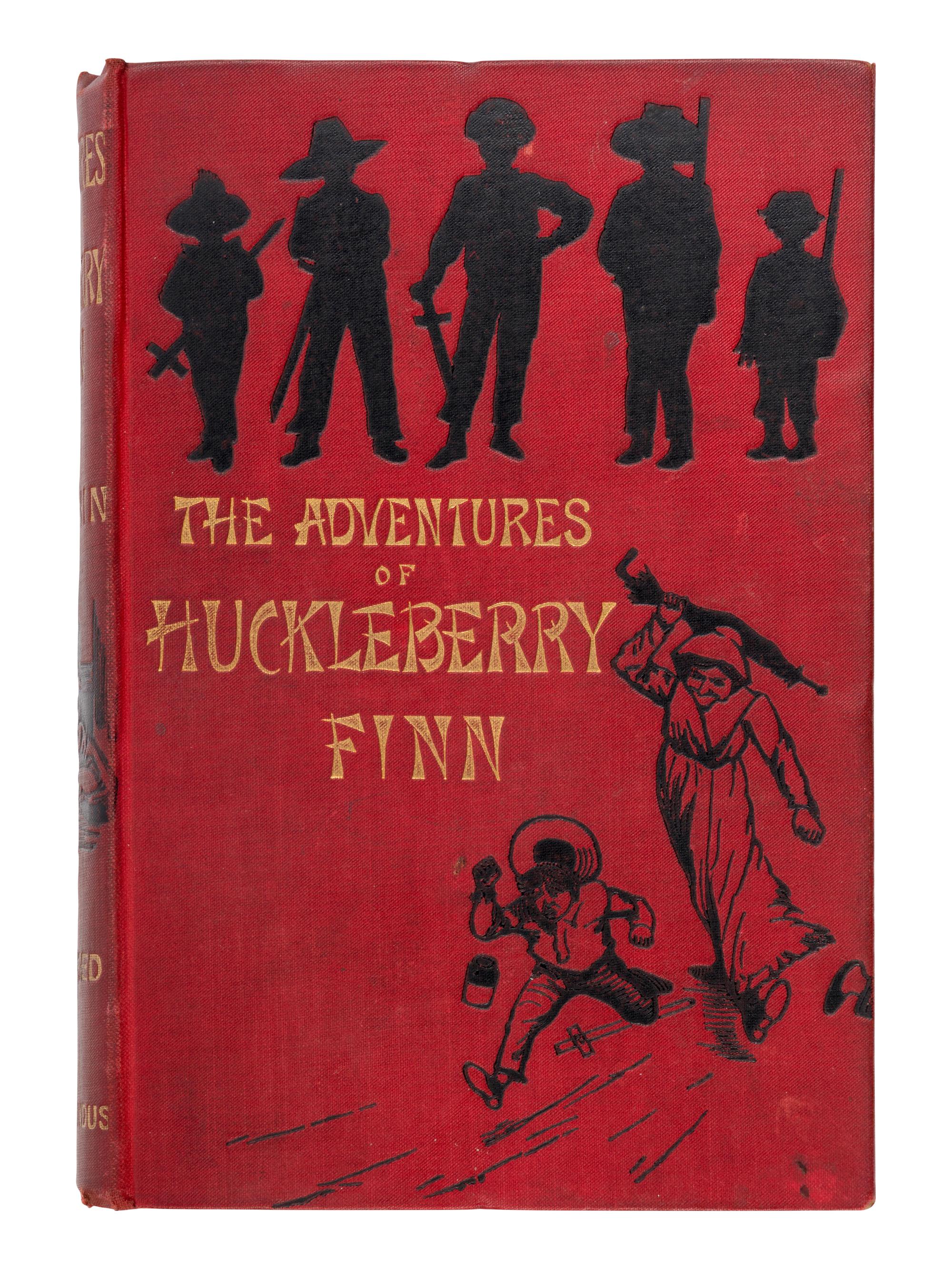 CLEMENS, Samuel Langhorne (“Mark Twain”) (1835-1910). The Adventures of Huckleberry Finn . London: Chatto & Windus, 1884.