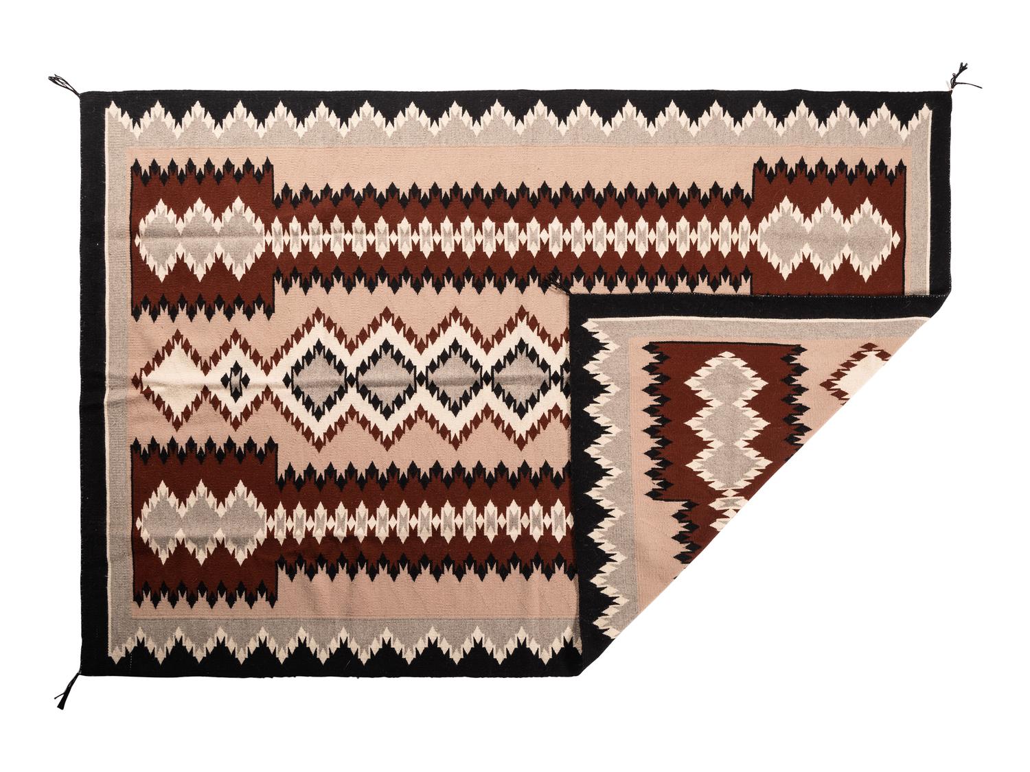 Navajo Modified Storm Pattern Weaving / Rug