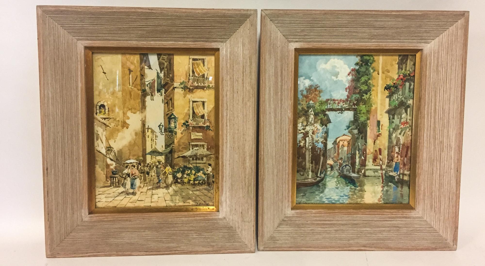 Danielli, (20th century), Italian Scenes (2 works)