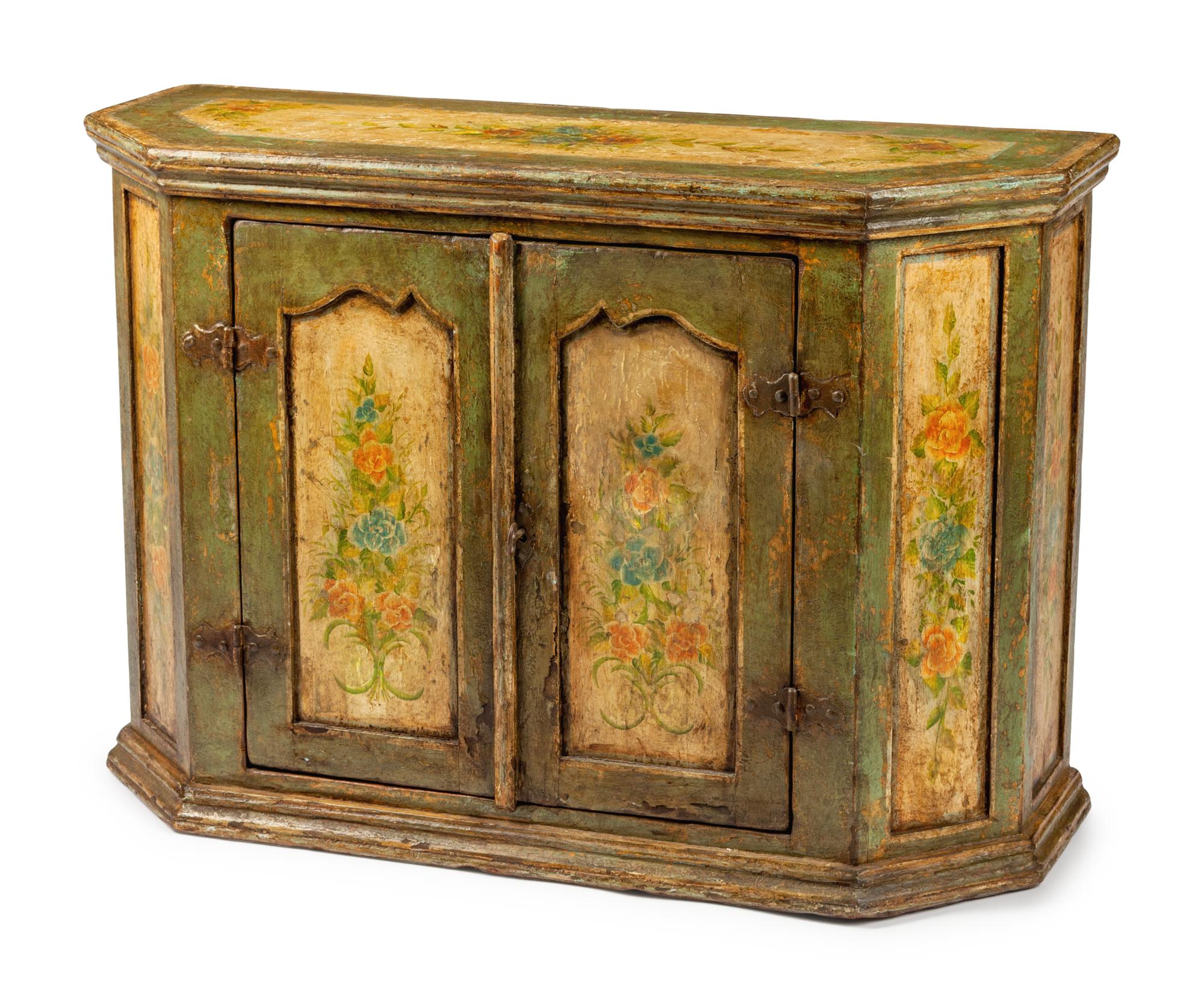 An Italian Painted Cabinet