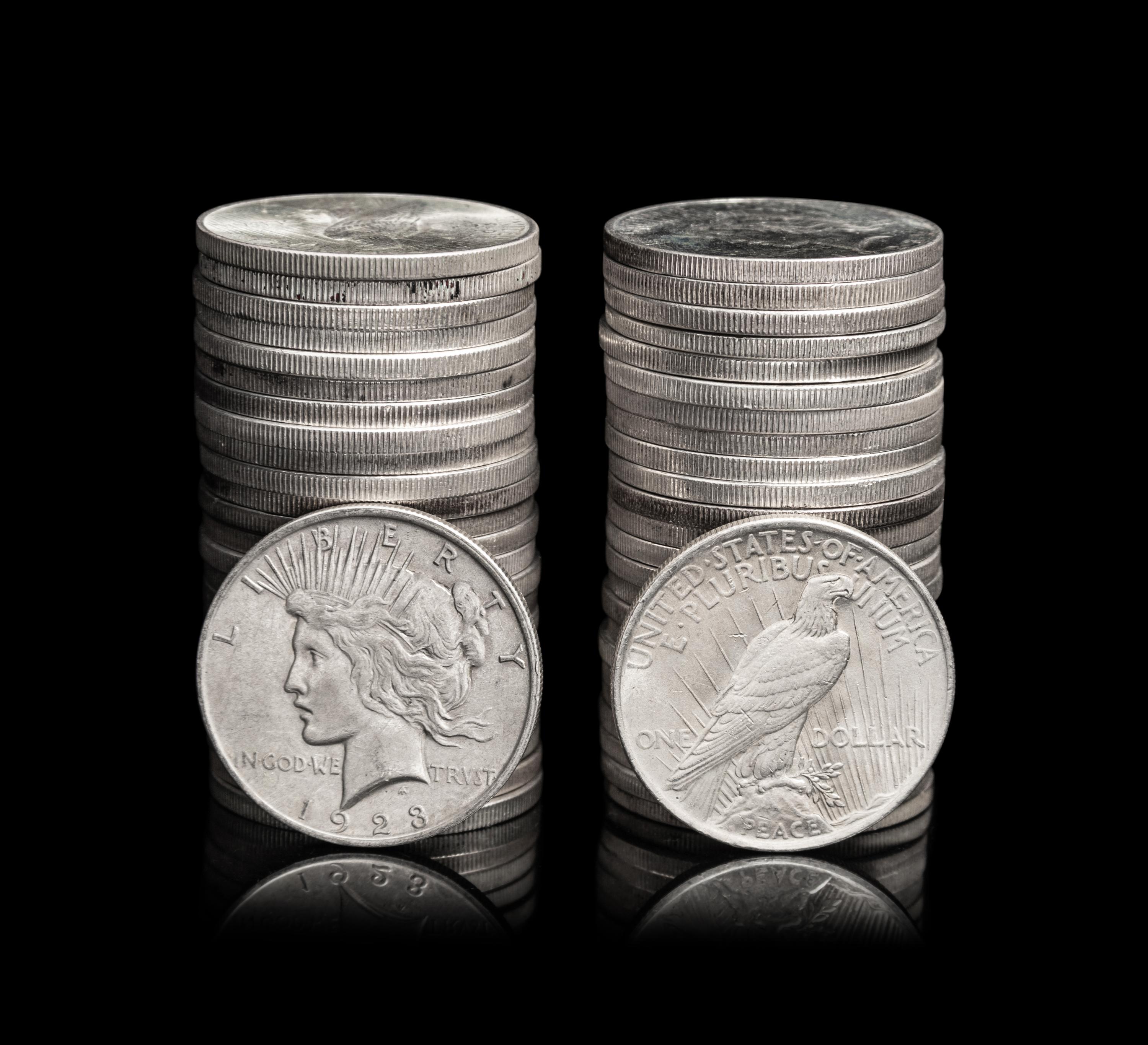 Fifty Peace $1 Coins