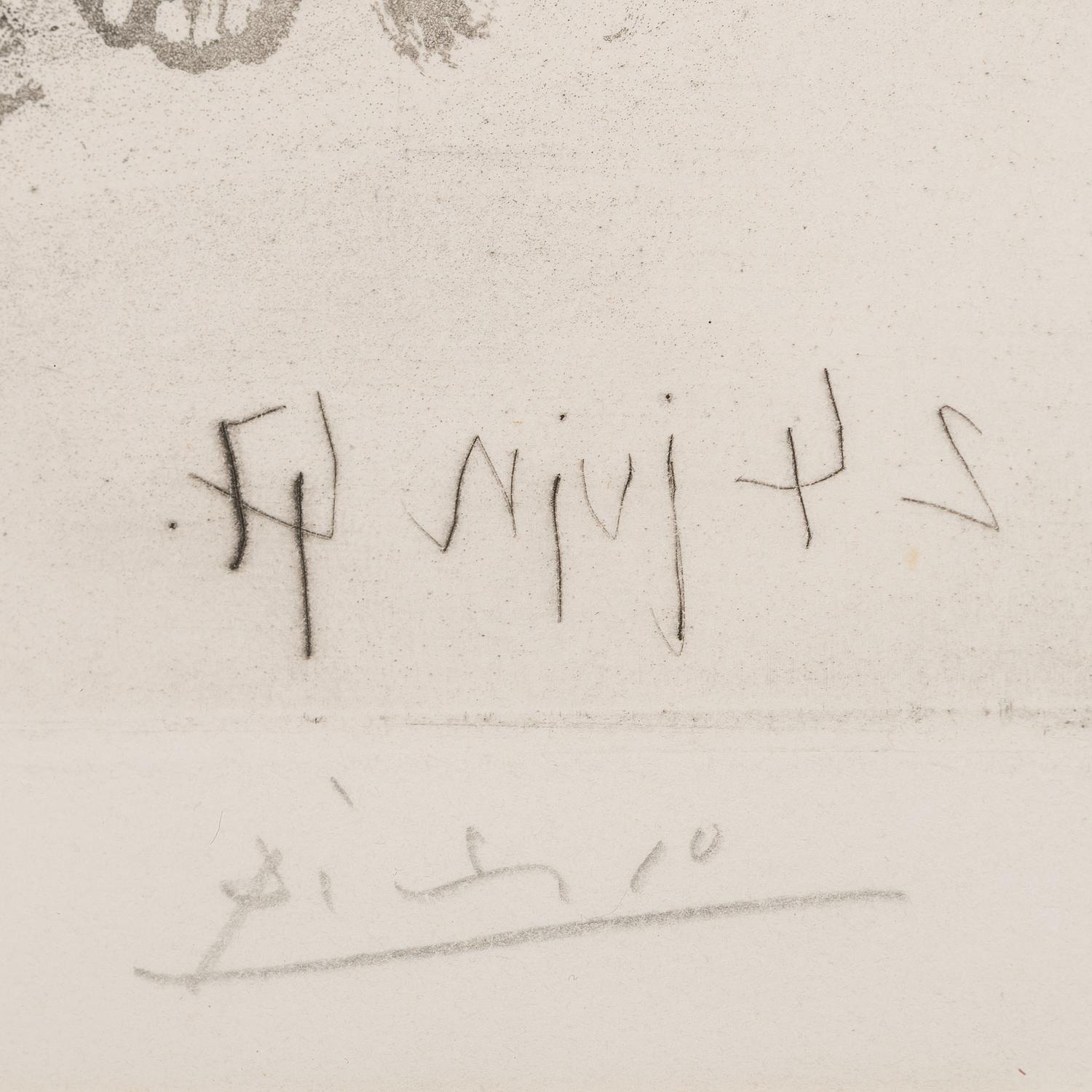 Portrait de Françoise aux Cheveux Flous , 1947