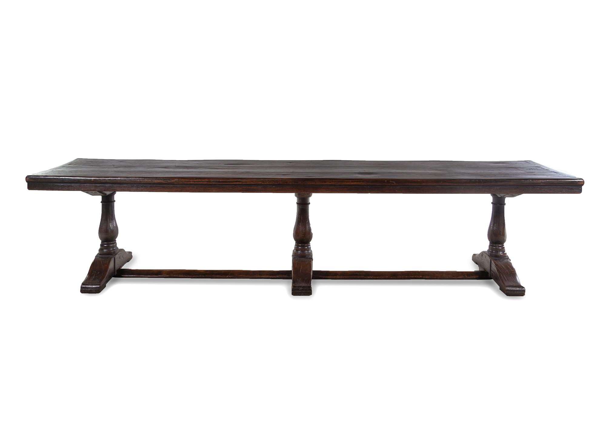An English Oak Refectory Table