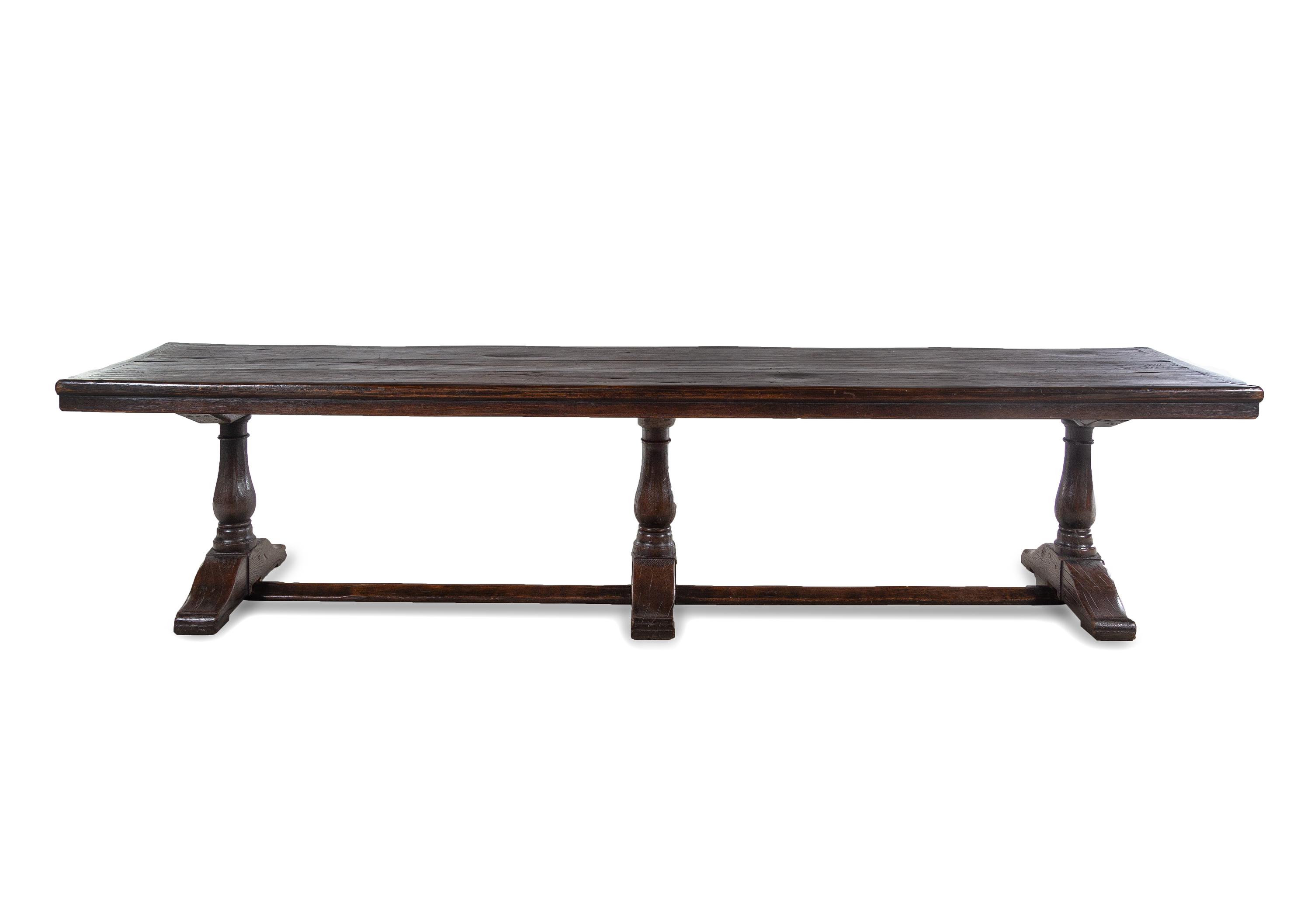 An English Oak Refectory Table