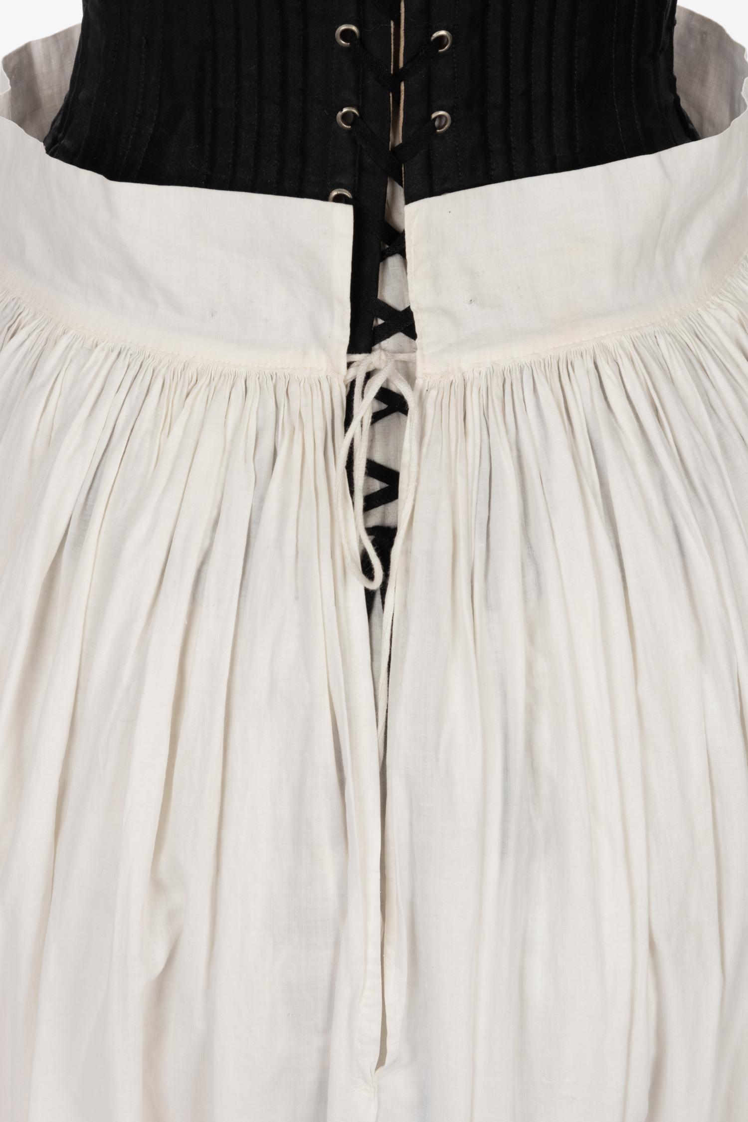 Collection of Five Cotton Pairs of Drawers and Three Petticoats, 1870-1900s