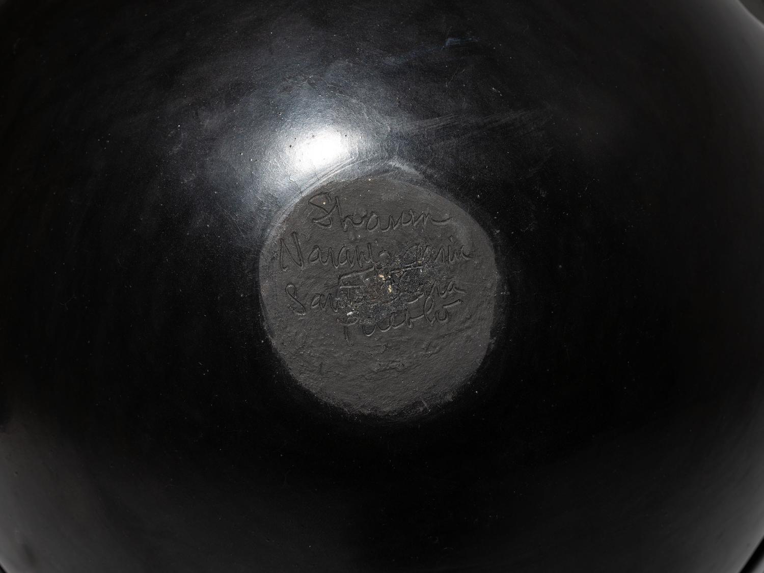 Carved Blackware Pottery