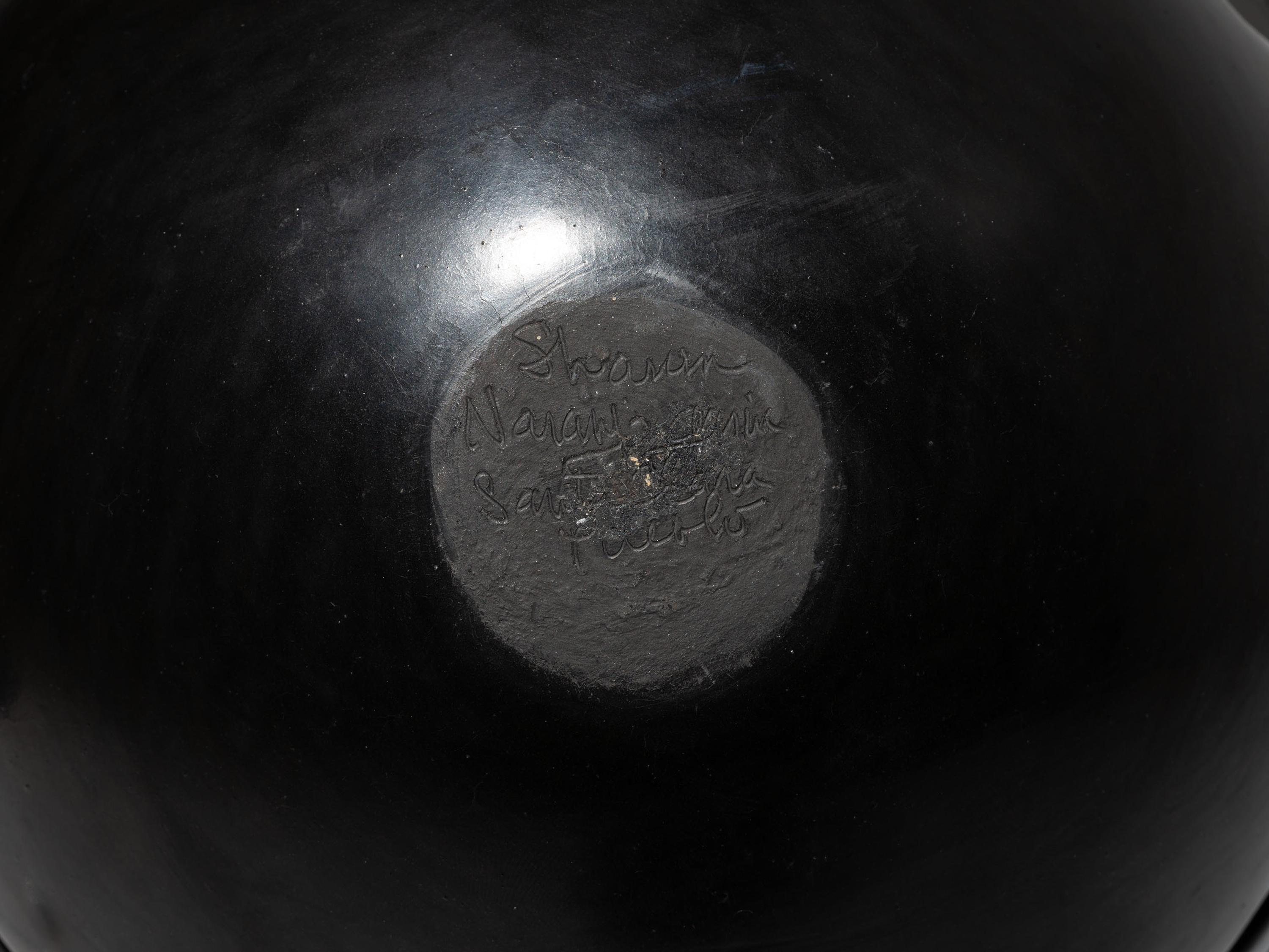 Carved Blackware Pottery