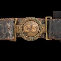 Archive of a Confederate Mobile-Made Etched Blade Staff & Field Officers Sword, Leech & Rigdon Two-Piece Belt Plate and Belt, Colt Navy and Holster likely of Capt. (Lt. Col.) R.H Shotwell
