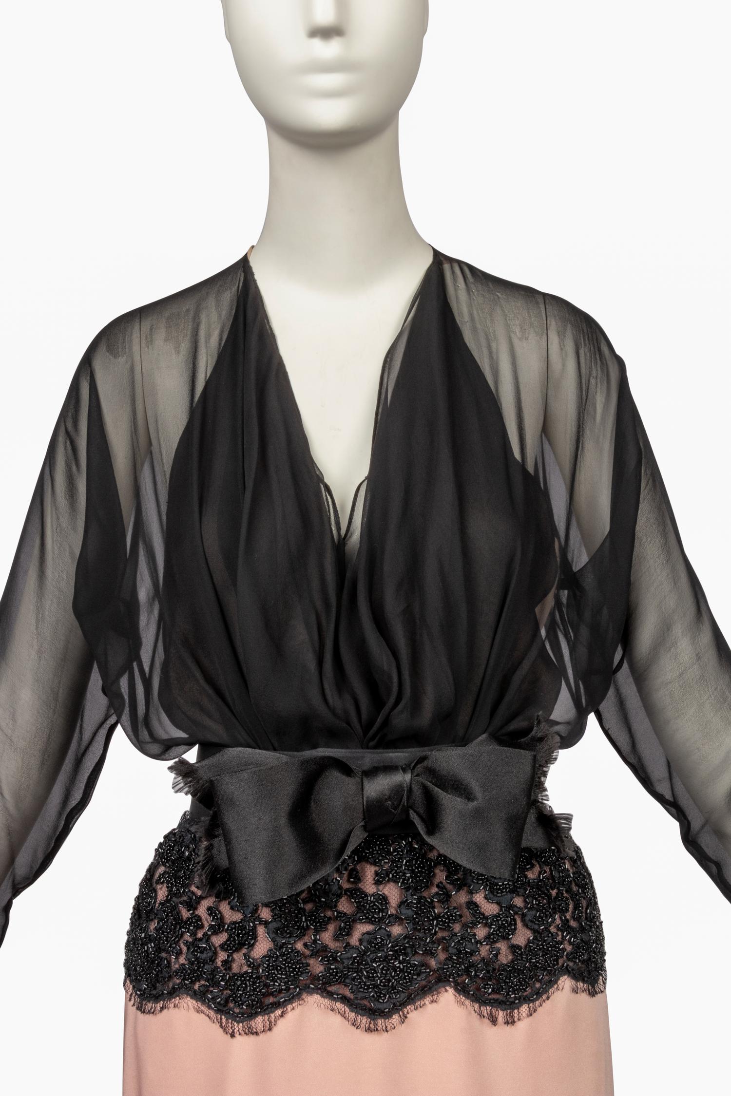 Oscar de la Renta Dress and Belt, c. 1990