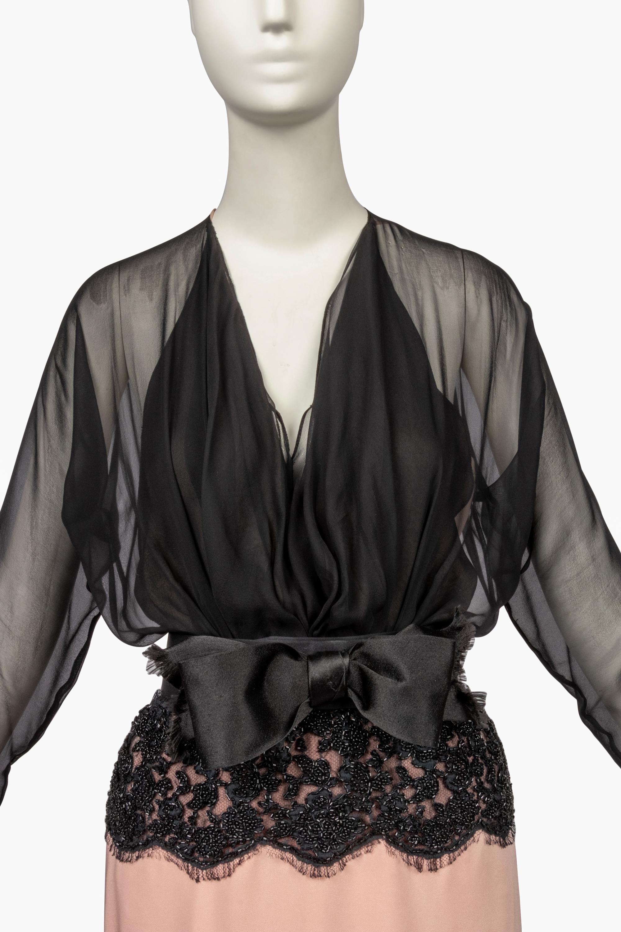 Oscar de la Renta Dress and Belt, c. 1990