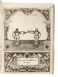 ETTENHARD, Francisco Antonio (1650-1701). Compendio de los fundamentos de la verdadera destreza y filosofía de las armas . Madrid: Antonio de Zafra, 1675.
