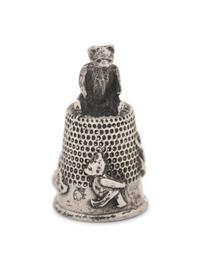 A Collection of Silver, Silver-Plate and Brass Thimbles
