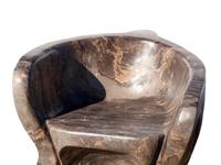 A Pair of Italian Carved Marble "Face" Chairs
