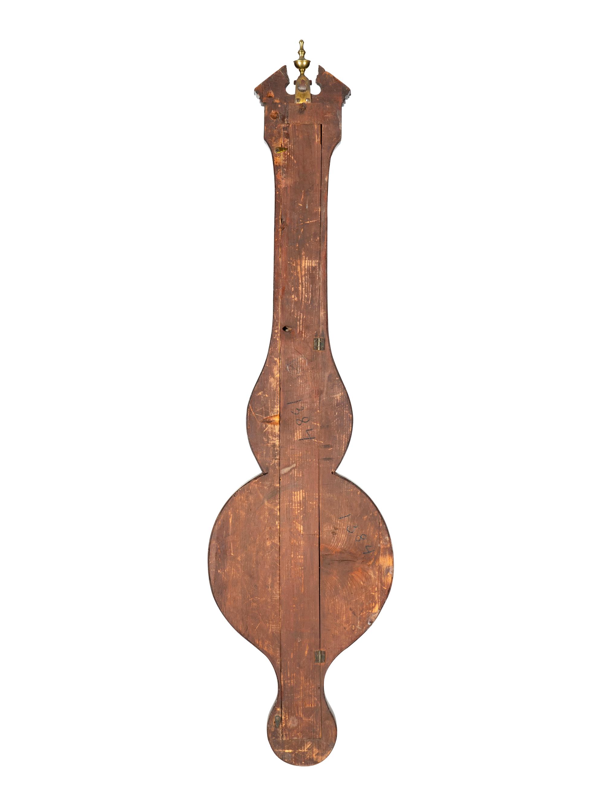 A George III Mahogany Wheel Barometer