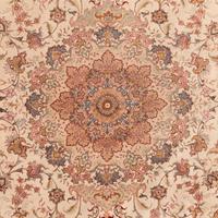 A Qom Silk Rug
