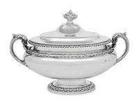 An American Silver Covered Tureen