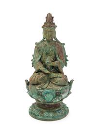 A Bronze Figure of Guanyin