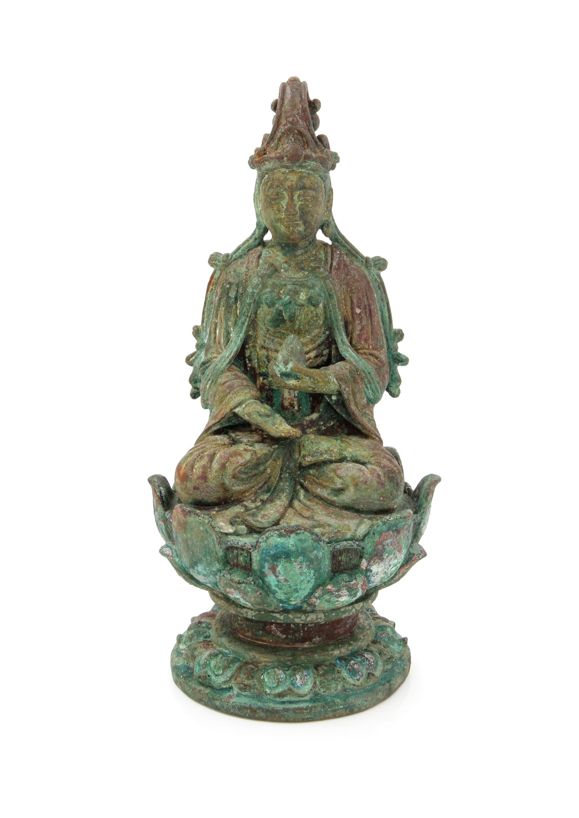 A Bronze Figure of Guanyin