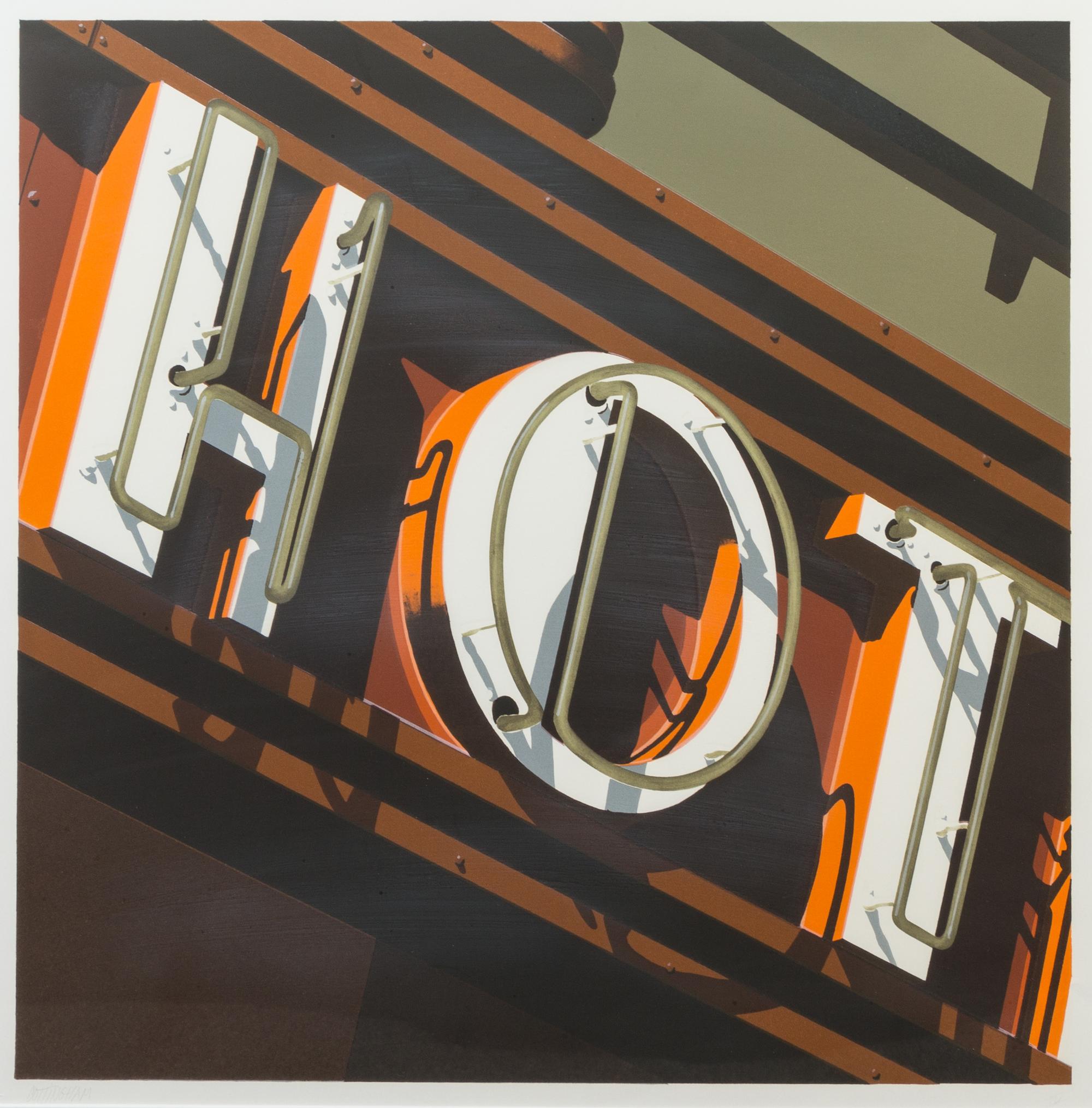 Robert Cottingham, (American, b. 1935), HOT