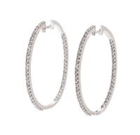 DIAMOND HOOP EARRINGS