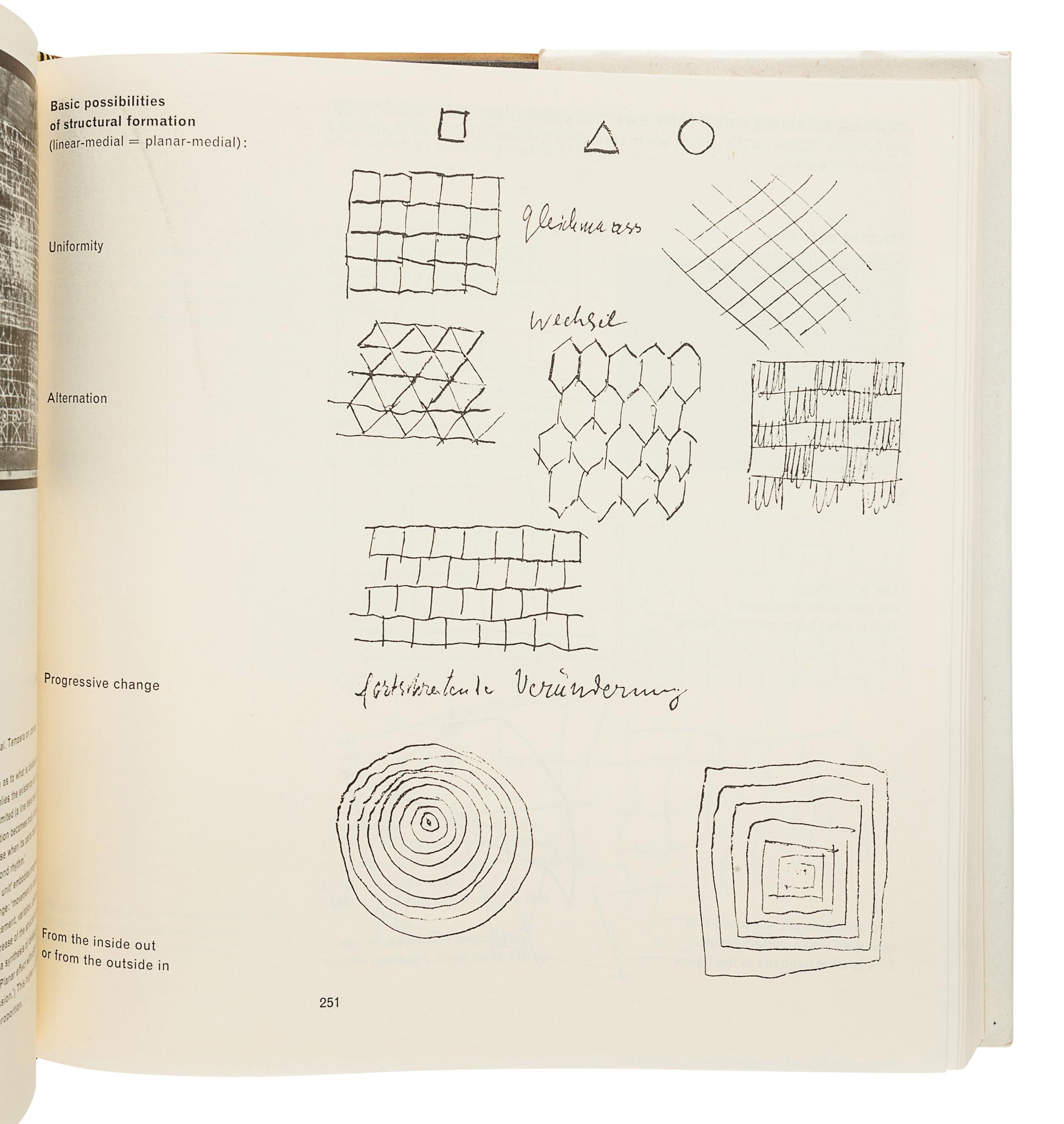 KLEE, Paul (1879-1940). Paul Klee Notebooks Volume 1: The Thinking Eye. -- Volume 2: The Nature of Nature. New York: George Wittenborn, 1973, 1978.