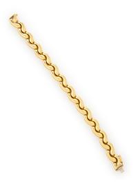 YELLOW GOLD LINK BRACELET