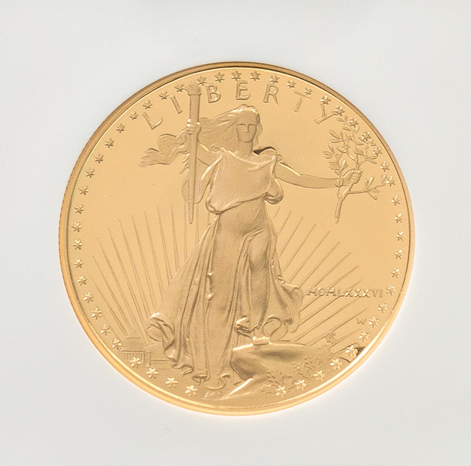 A United States 1986-W Eagle $50 Gold Proof